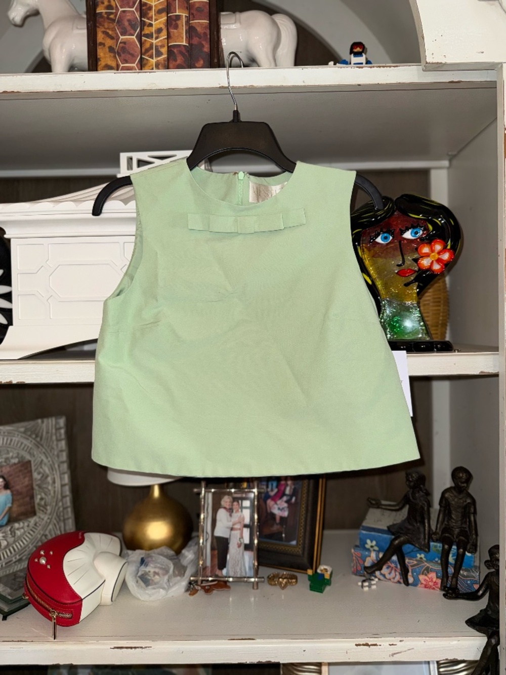 Mestiza Xs Bianca bow top nwt stain - Picture 2 of 5